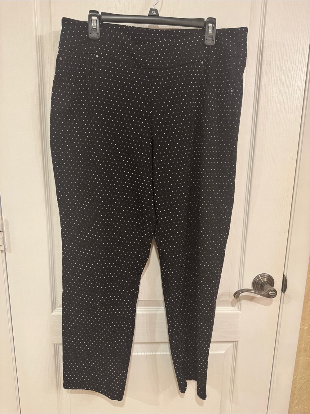 White Stag Black Polka Dot Cropped Pants